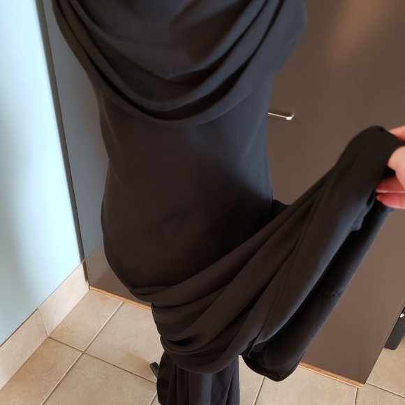 Onyx Black Dress with Lining Size 14 - Picture 4 of 8